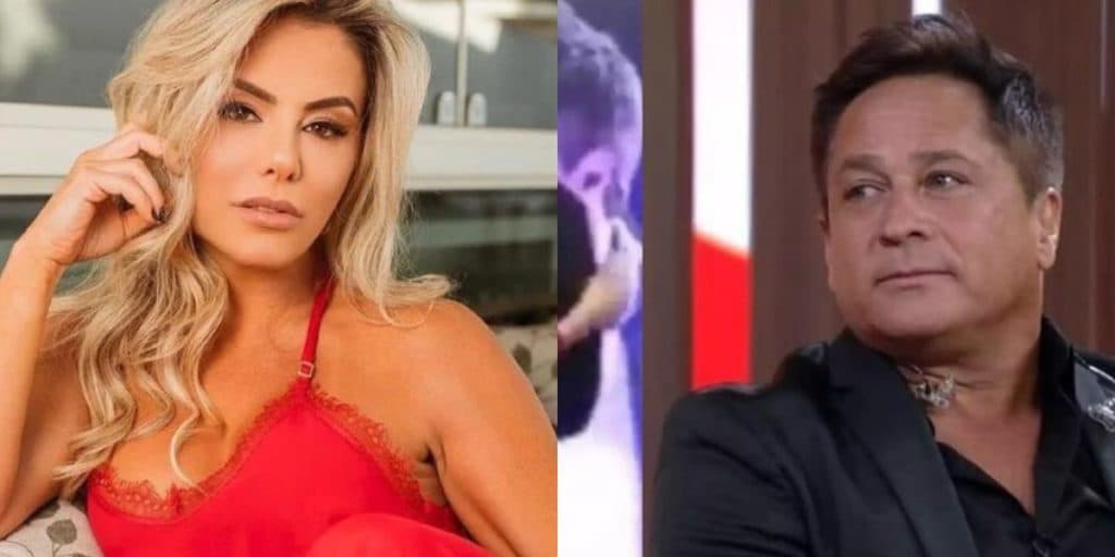 Mulher acusa Poliana Rocha, esposa de Leonardo, de ser muito chifruda e toma invertida: "Chifre de ouro"