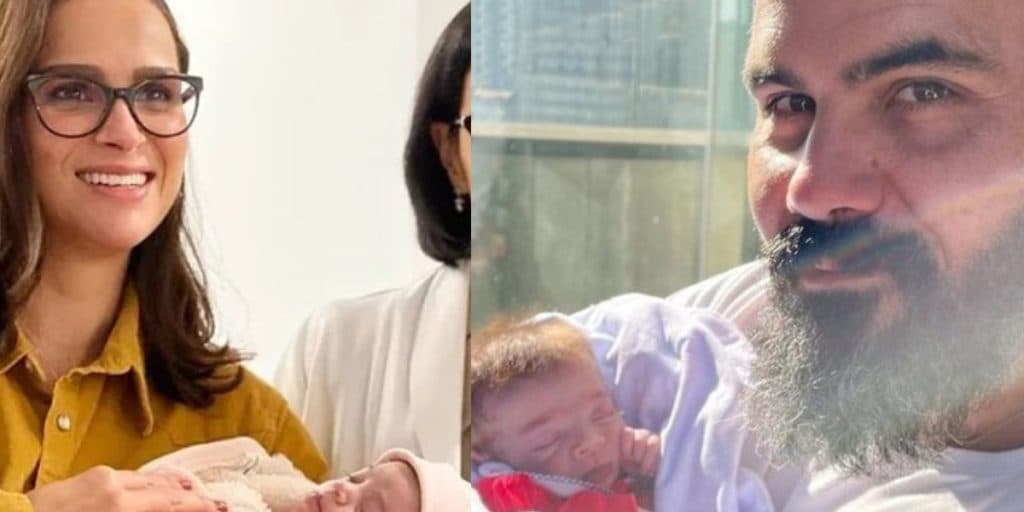 Esposa de Juliano Cazarré revela resultado da terceira cirurgia da filha neném: "Conversei com os cirurgiões"