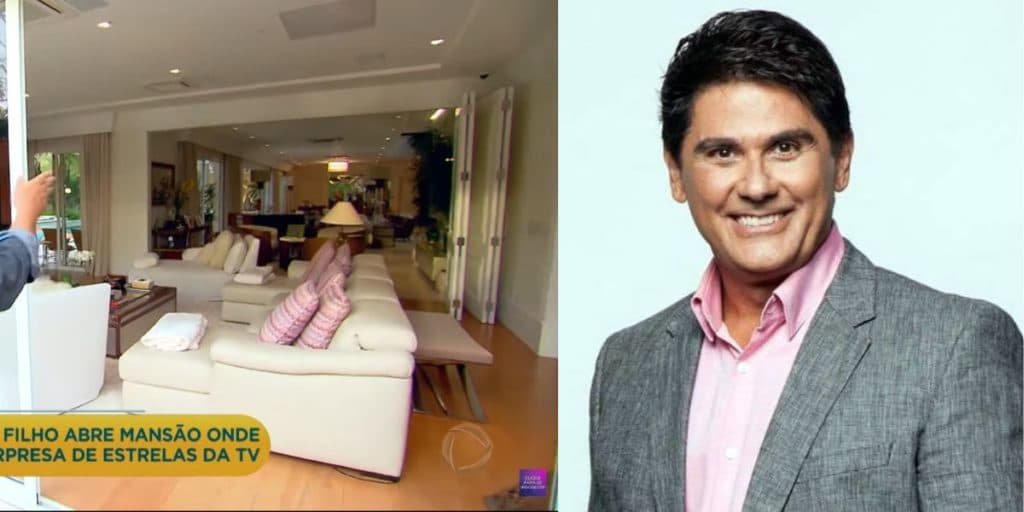 Mansão luxuosa de César Filho, do Hoje em Dia, é de cair o queixo: Cápsula do tempo e até floresta dentro da sala