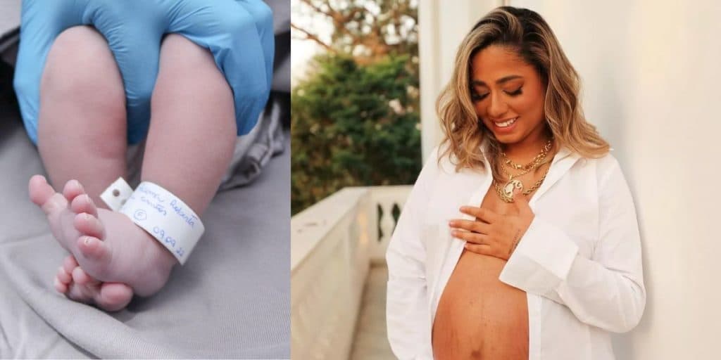 Primeiras fotos de Melanie, filha de Mc Loma, são divulgadas e fofura impressiona o Brasil
