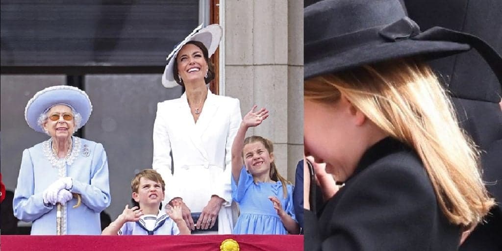 Foto de Princesa Charlotte chorando no velório da bisavó, Elizabeth II, é a mais triste da cerimônia