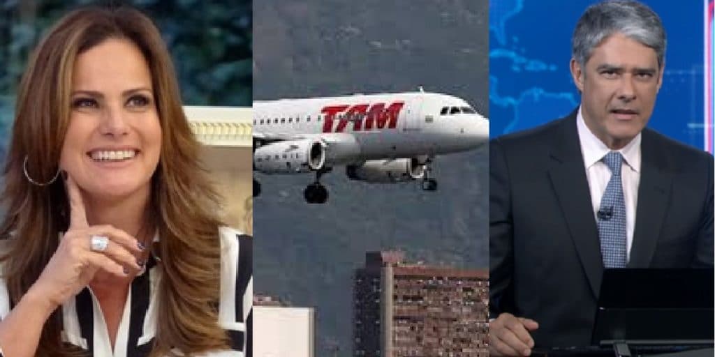 Renata Ceribelli, do Fantástico, virou notícia no Jornal Nacional após passar por sufoco em voo