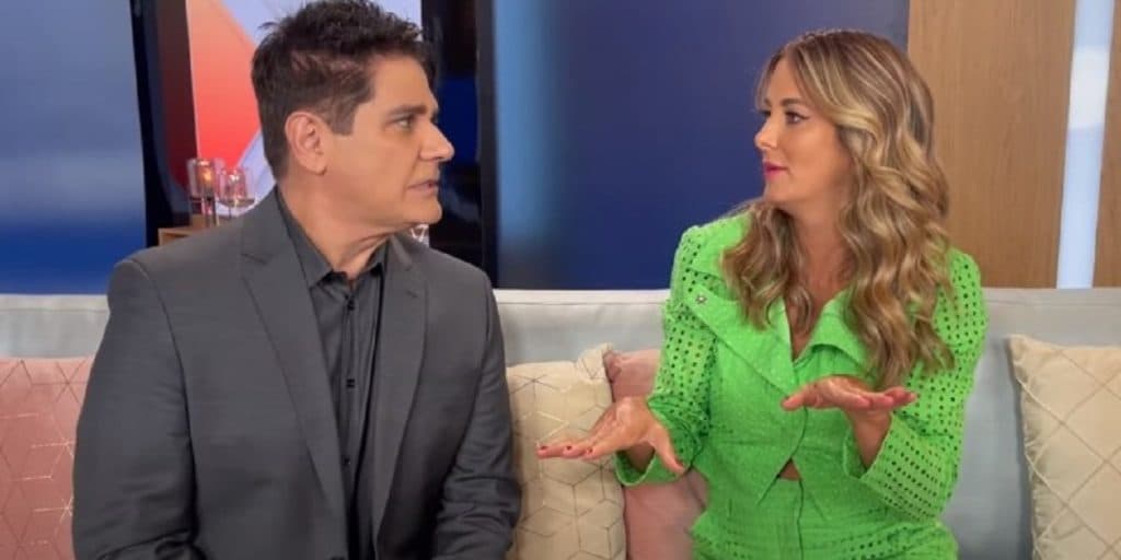 Ticiane Pinheiro faz texto para César Filho no meio do Hoje em Dia e confirma: "Eu não podia deixar"