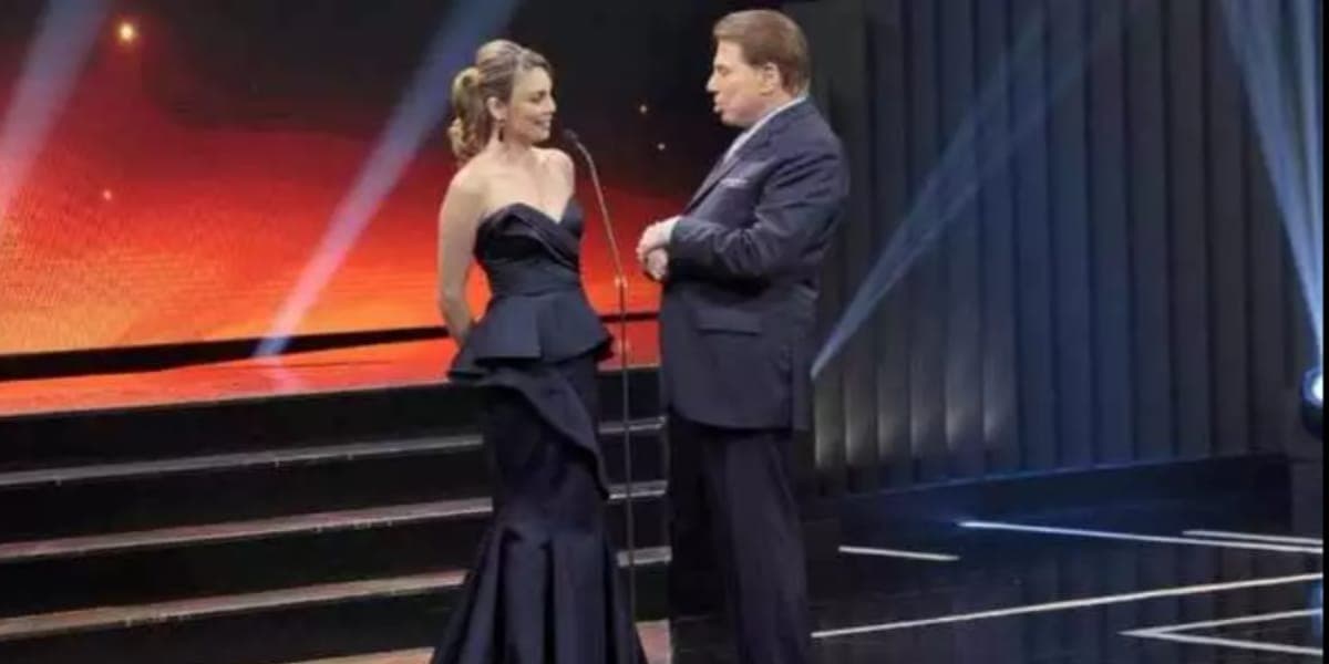 Rachel Sheherazade durante o Troféu Imprensa (Reprodução: SBT)