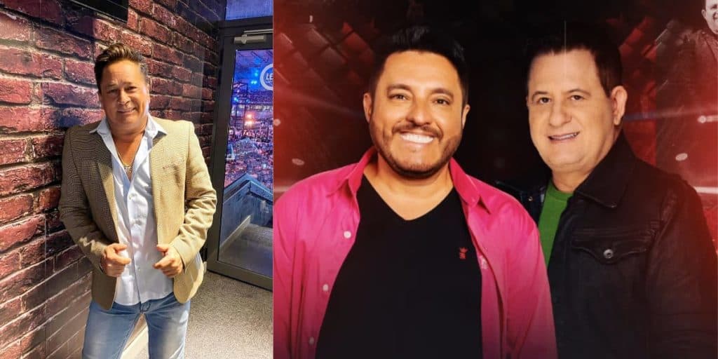 Leonardo mostra situação em camarim com Bruno e Marrone: "Veja como sou"