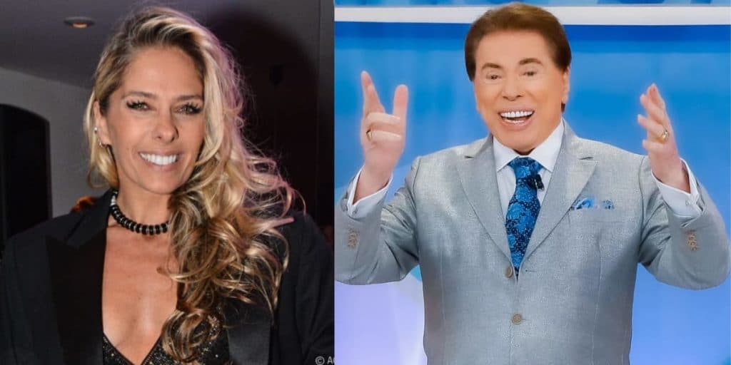 O que Silvio Santos falou no ouvido de Adriane Galisteu que fez a loira travar e parecer ter um AVC: "Eu paralisei"