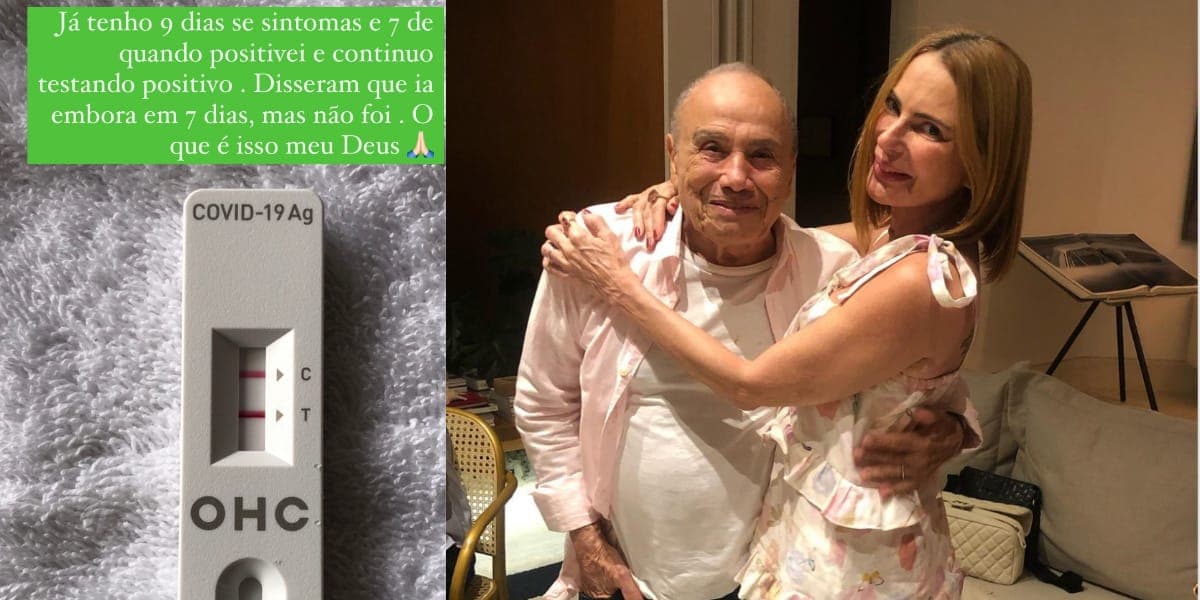 Marilene Saade divulga resultado de teste positivo para Covid-19 e se preocupa (Reprodução: Montagem TV foco)