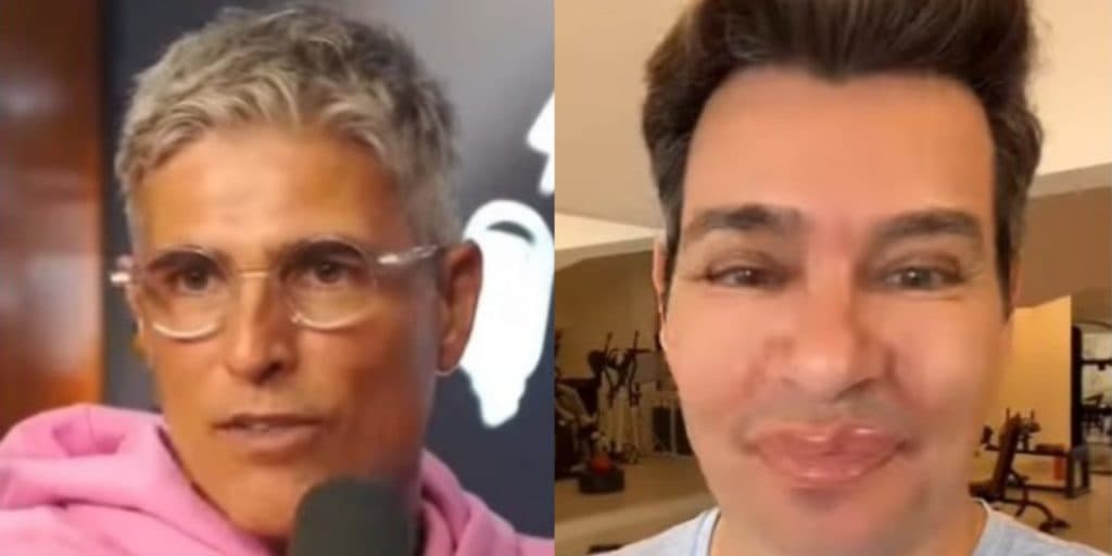 "Todo mundo ficando com a cara igual", Celso Portiolli divulga relato de Gianecchini e surge 'deformado'