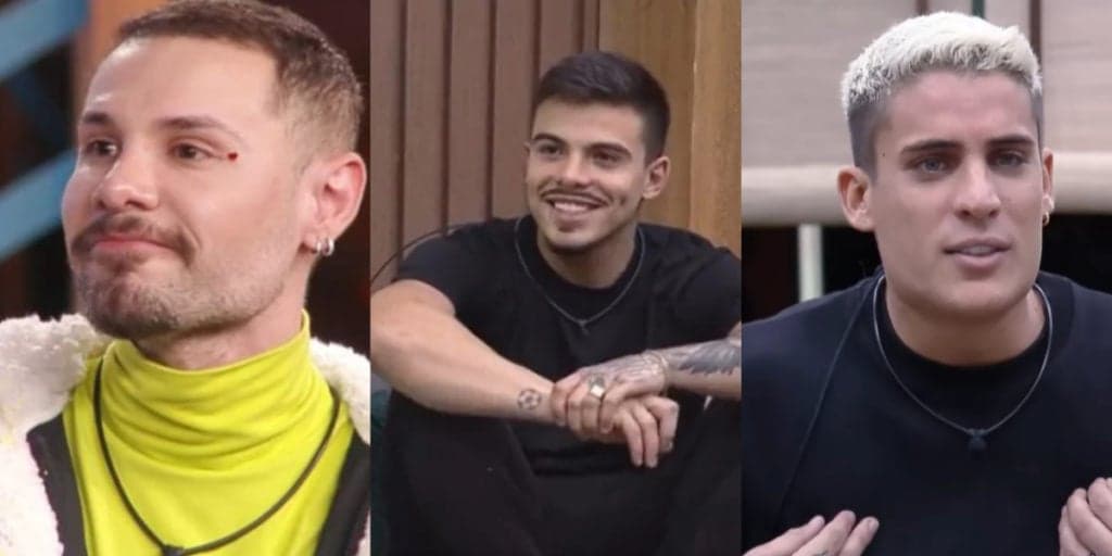 A Fazenda 14: Thomaz Costa se insinua para Alex e Tiago Ramos e peão reage: "Não mexam com meu psicológico''