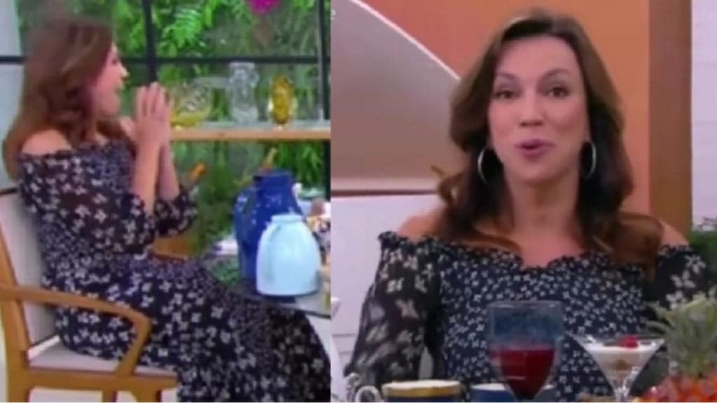 "Não me arrependo", Ana Paula Araújo mostra momento no Mais Você e assume: "Dando vexame"
