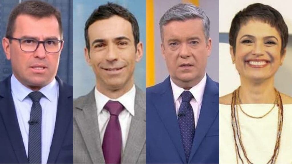 Recatados, Bocardi, Tralli, Kovalick e Sandra Annenberg surpreenderam ao assumir com que são casados