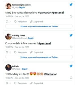 Pantanal - Maria Bruaca (Isabel Teixeira) se vinga de Tenório (Murilo Benício), samba na cara do vilão e faz torcida pirar (Foto: Reprodução / Twitter) Pantanal - Maria Bruaca (Isabel Teixeira) se vinga de Tenório (Murilo Benício), samba na cara do vilão e faz torcida pirar (Foto: Reprodução / Twitter)