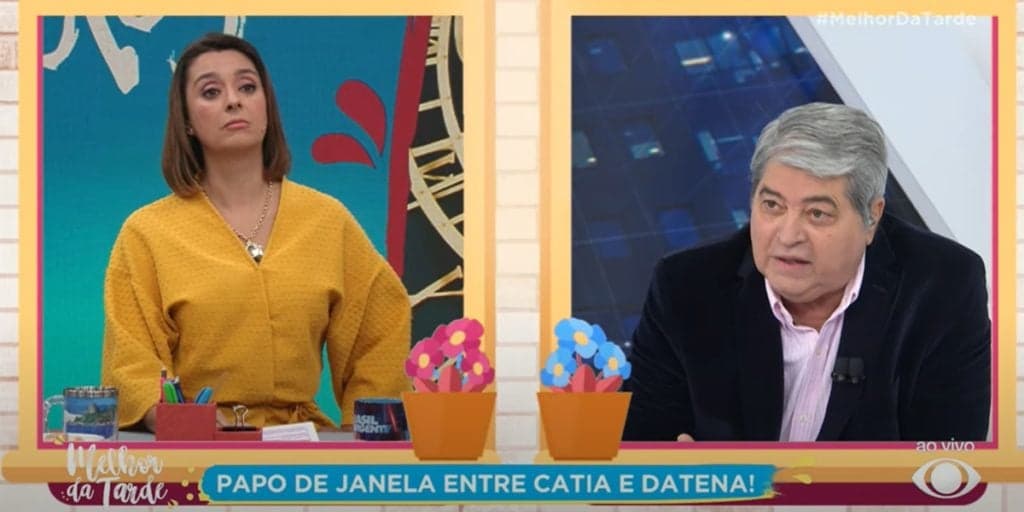 “Vai procurar o que fazer”, detona Catia Fonseca sobre notícia de Datena na Band e ele lamenta: “Chateado”