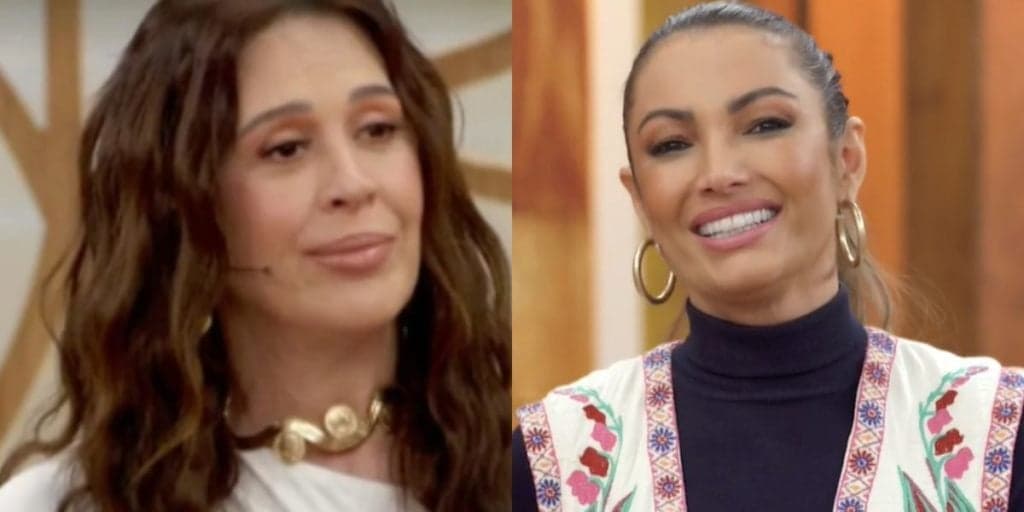 Patrícia Poeta revela momento de “aflição” no palco com Claudia Raia e o que disse pra ela na academia