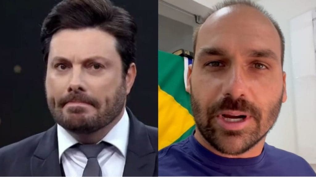 Danilo Gentili expõe que tentou ser 'calado' por Eduardo Bolsonaro e detona candidato