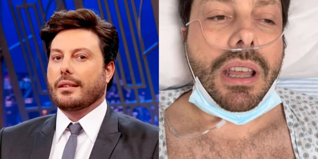 Danilo Gentili publica foto no hospital e aparência abatida surpreende: "Acabei de fazer...''