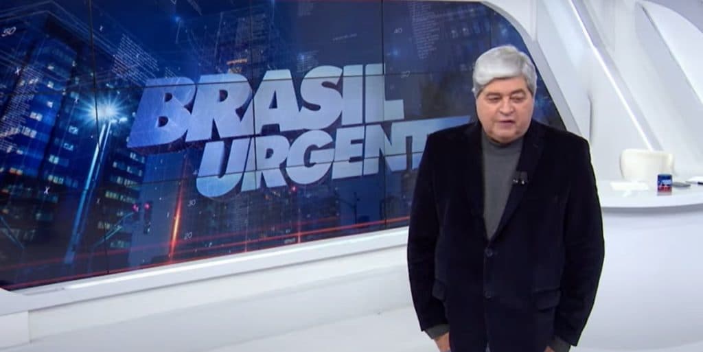 Datena, após áudio vazado de Catia Fonseca, fala sobre apresentadora na abertura do Brasil Urgente: “Acima de tudo”