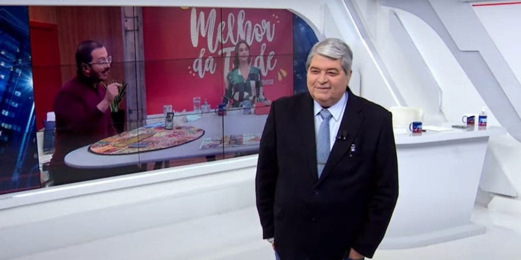 Poucos sabem, mas Datena é casado há décadas e já se declarou ao vivo na Band: "Razão da minha vida"