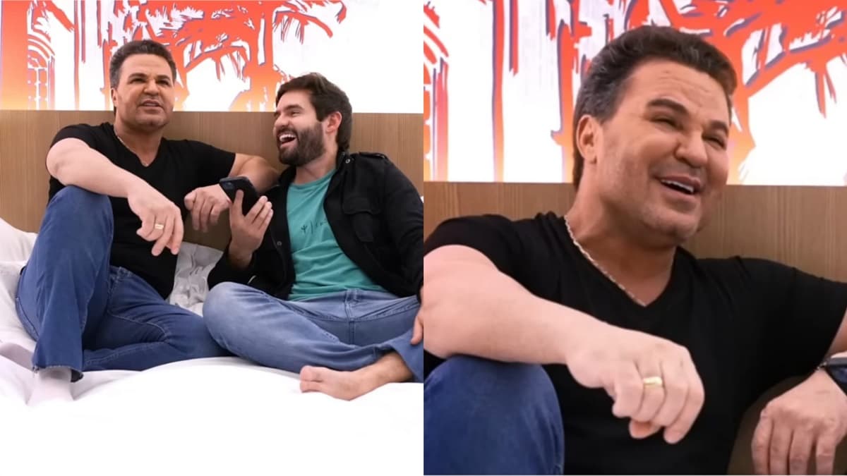 Na cama com Eduardo Costa, youtuber pergunta se 'rolaria' fazer sexo com ele