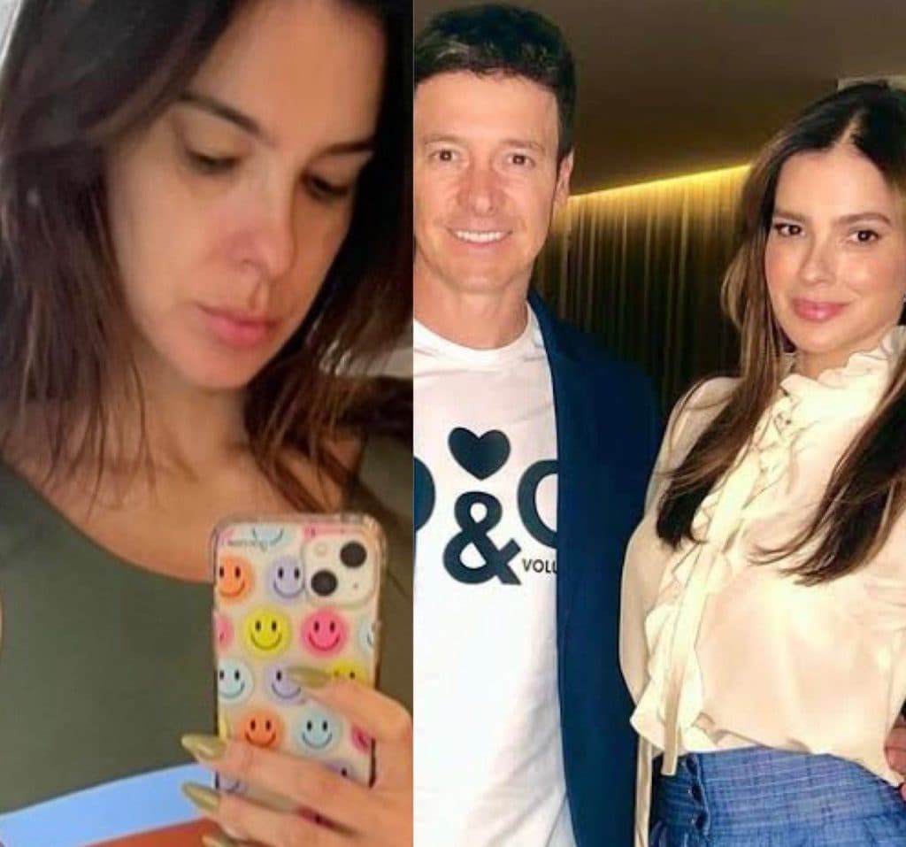 Vera Viel, esposa de Rodrigo Faro, aos 46 anos mostra barriga negativa e parece ter 18 anos: 'Menininha'
