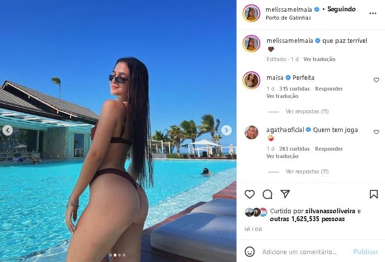 Mel Maia deixou o corpão a mostra e ganhou elogios (Foto: Reprodução/ Instagram) Mel Maia deixou o corpão a mostra e ganhou elogios (Foto: Reprodução/ Instagram)