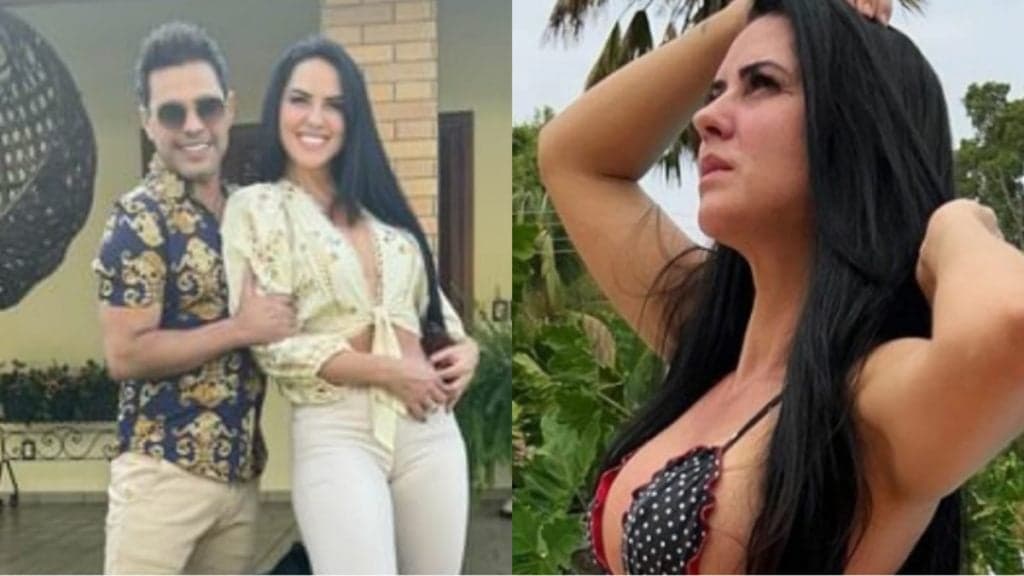 Graciele Lacerda, noiva de Zezé, publica foto com calcinha fio-dental sensual e assume: "O 4.2 chegando"