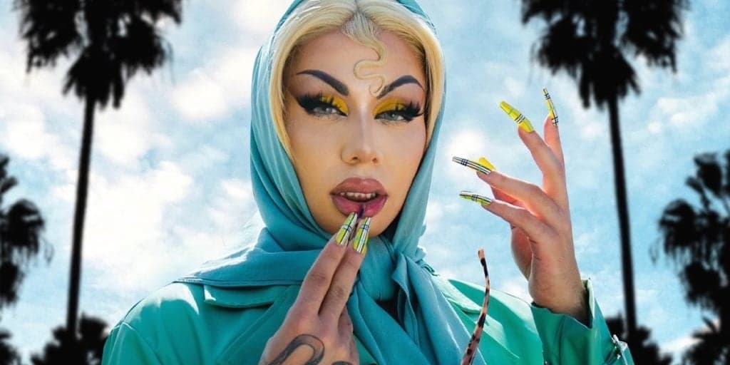 Grag Queen estreia no Rock in Rio em camarote ao lado de Vitão