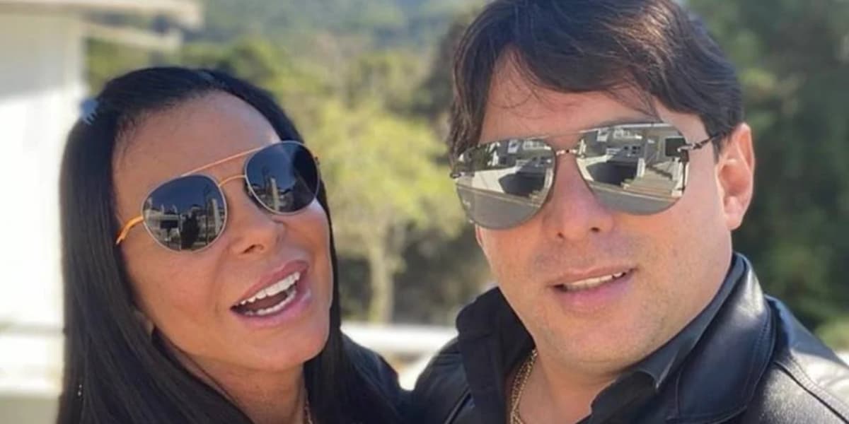 Gretchen ao lado do marido, Esdras de Souza - Foto: Reprodução