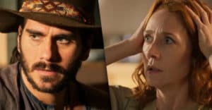 Pantanal - Filho de Irma (Camila Morgado) se recusa a nascer e Trindade (Gabriel Sater) volta do Além para dar fim a sofrimento (Foto: Reprodução / Globo)