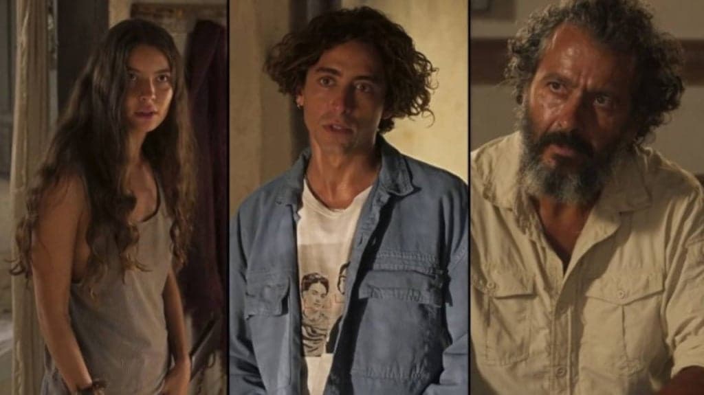 Pantanal - Juma ‘chuta’ Jove após parto, decide ficar na tapera e José Leôncio se revolta: "Tem que aprender"