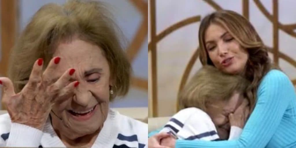 Laura Cardoso cai no choro no Encontro e é acudida por Patrícia Poeta: "Eu queria que você soubesse"