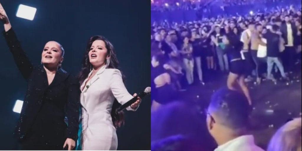 Maiara e Maraisa se desesperam com barraco em show, paralisam tudo e berram: "Para a briga agora"