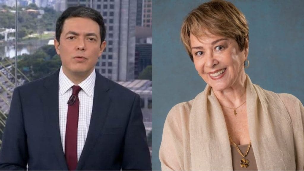 Alan Severiano, no SP1 da Globo, falou da atriz Nívea Maria e anuncia: "Gigante das novelas"