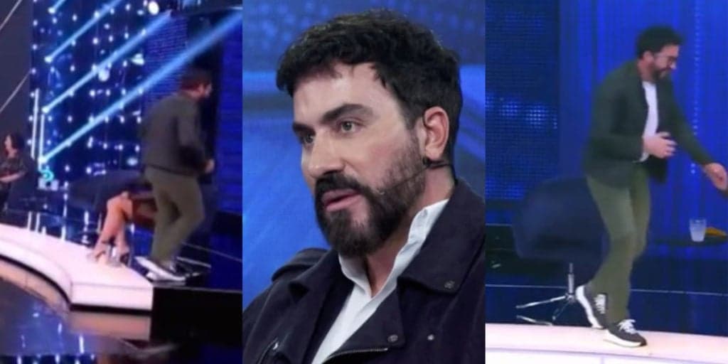 Padre Fábio de Melo “não se contém”, sai do palco do Domingão e Luciano Huck reage: "Indo embora''