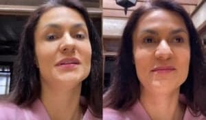 Paula Barbosa, que dá vida à Zefa em seus Stories mostrando os bastidores de Pantanal (Foto: Reprodução / Instagram) Paula Barbosa, que dá vida à Zefa em seus Stories mostrando os bastidores de Pantanal (Foto: Reprodução / Instagram)