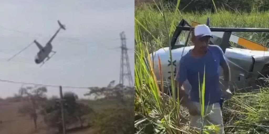 Datena, ao vivo, confirma queda de helicóptero com duas figuras públicas e anuncia desfecho do acidente na Band