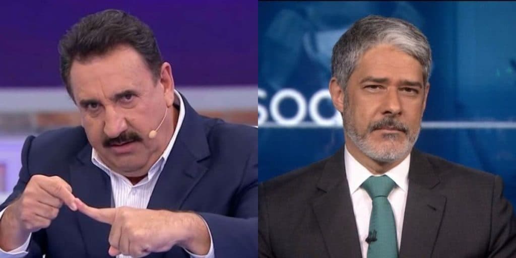 Alfinetada de Ratinho para William Bonner não faz efeito e SBT segue atrás da Record: Audiências 19/09