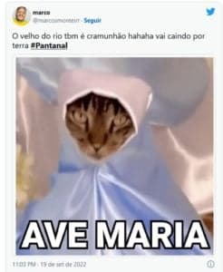 Internautas ficaram em polvorosa com sequência da entidade (Foto: Reprodução / Twitter) Internautas ficaram em polvorosa com sequência da entidade (Foto: Reprodução / Twitter)