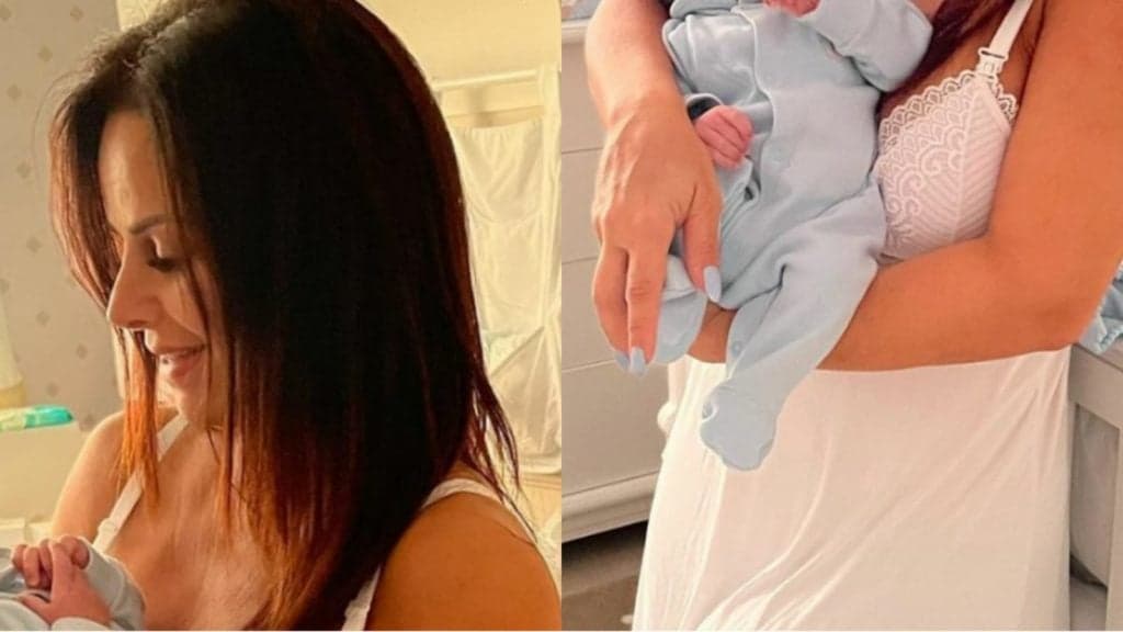 Viviane Araújo publica foto rara olhando nos olhos do filho recém-nascido e fofura impressiona: "Hipnotizado"