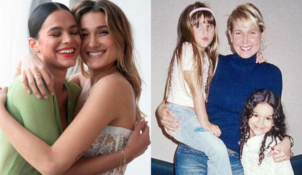 Bruna Marquezine e Sasha são amigas desde pequenas (Foto Reprodução/Montagem/Tv Foco)