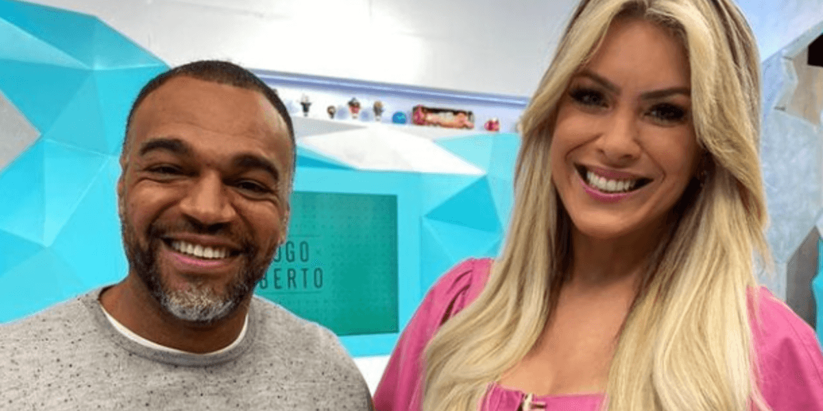 Apesar de alguns rumores, o que rola entre Denílson e Renata Fan é apenas uma amizade (Foto Reprodução/Instagram)