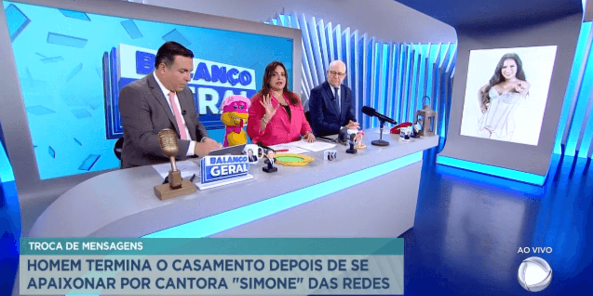 O caso foi noticiado no programa "Balanço Geral" da RecordTv (Foto Reprodução/Twitter) O caso foi noticiado no programa "Balanço Geral" da RecordTv (Foto Reprodução/Twitter)