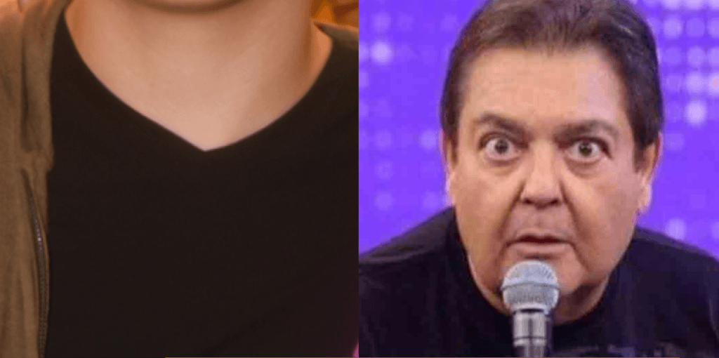 Filho mais novo de Faustão é clicado em foto rara ao lado dos pais e beleza do jovem se destaca