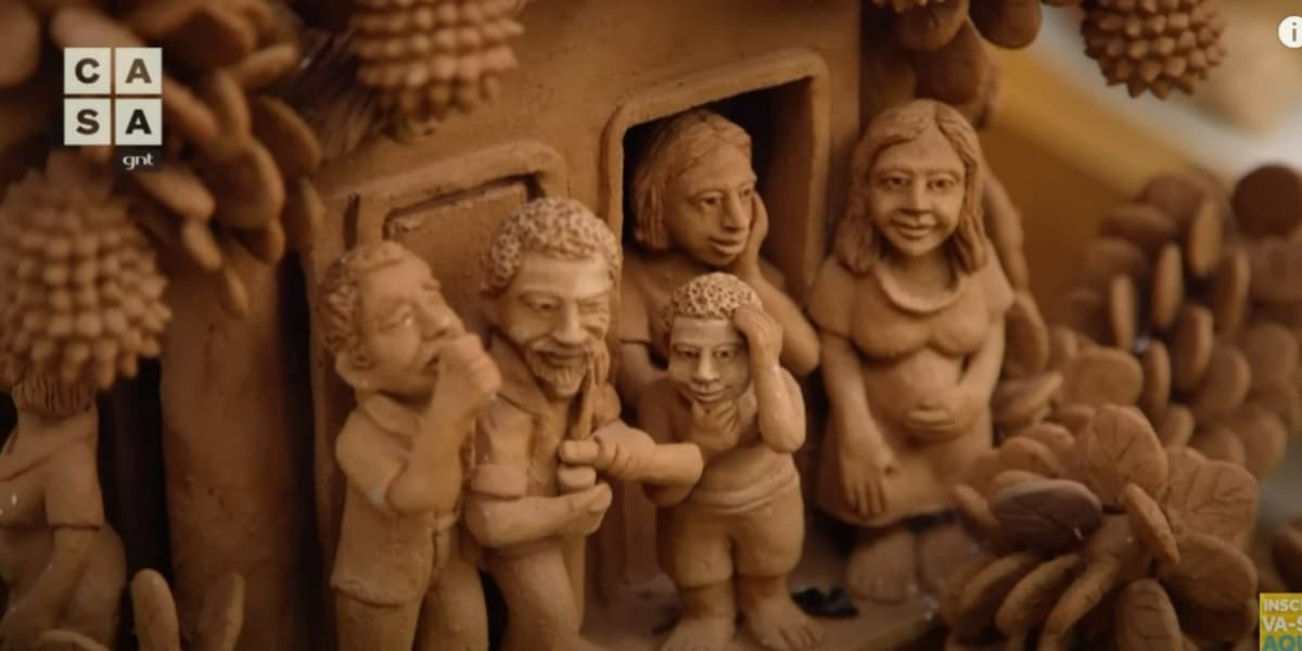 Decoração em mansão de Marieta Severo (Foto: Reprodução/YouTube)