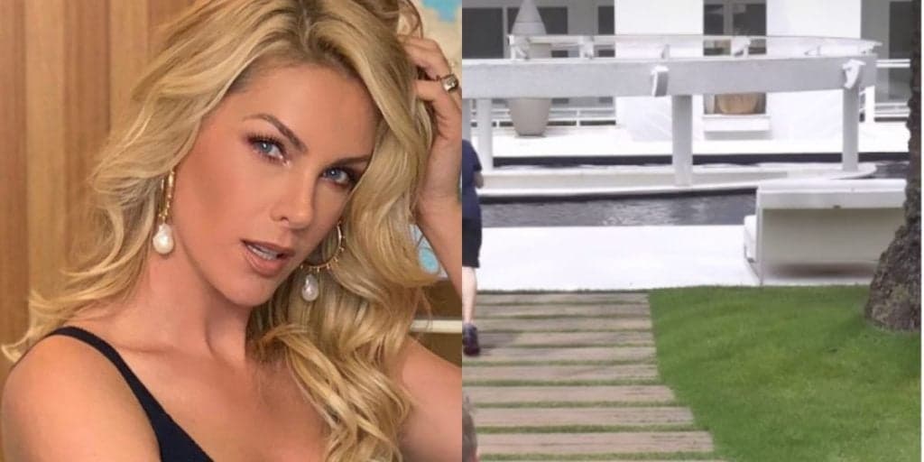 Ana Hickmann mostra jardim da sua casa com piscina, área gigante, e prova que vive em "hotel 5 estrelas"
