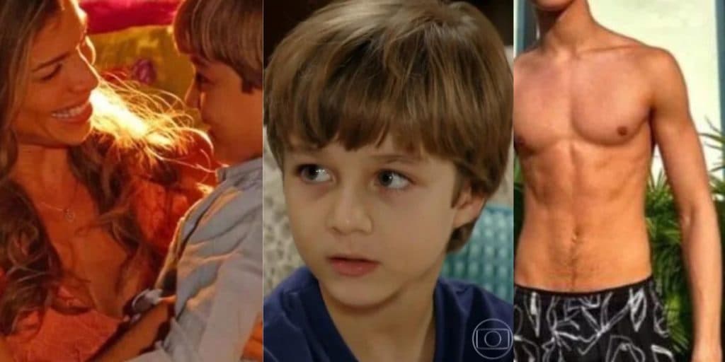 Lembra dele? Filho de Grazi Massafera em Flor do Caribe cresceu e hoje é um homão gato e sarado