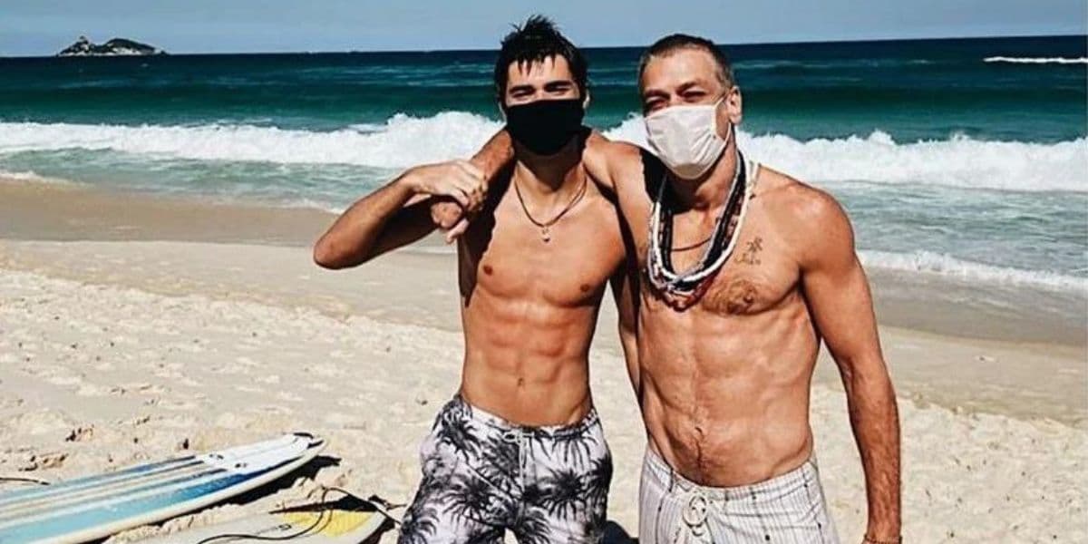 João, filho de Fábio de Assunção, tem beleza de cair o queixo e fotos provam - Foto: Reprodução