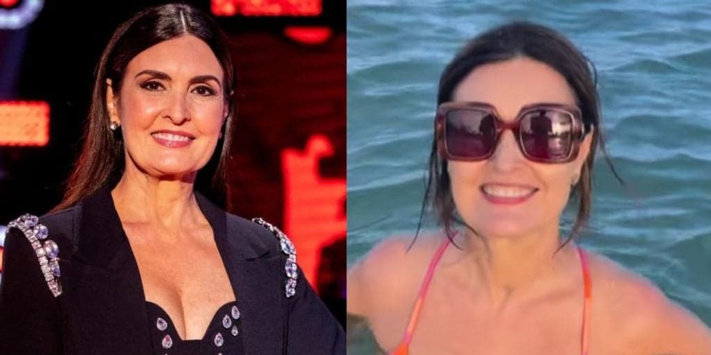 Fátima Bernardes surge em vídeo raro só de biquíni fino e exibe corpão aos 60 anos
