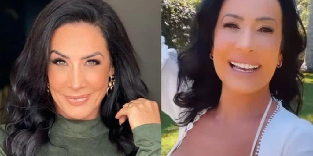 Aos 49 anos, Scheila Carvalho usa biquíni fino e fotos provam ser uma das mulheres mais lindas do Brasil