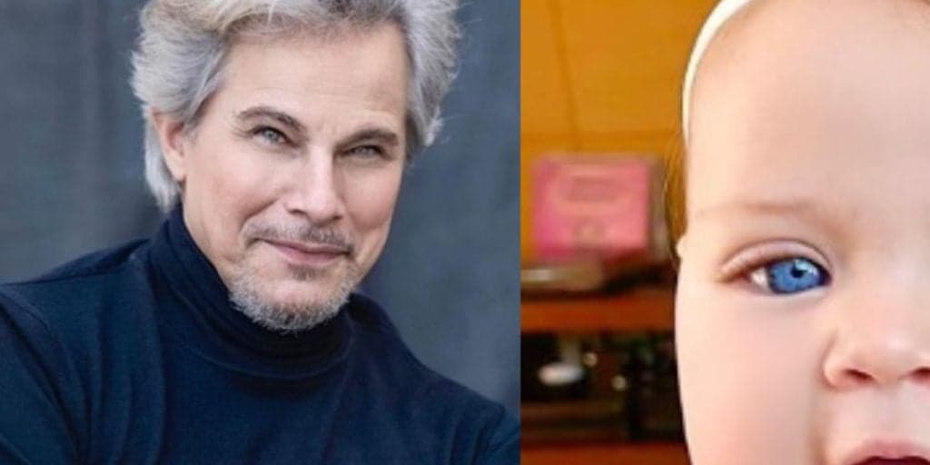 Edson Celulari mostra vídeo raro da filha bebê, de olhos azuis, e ela é a neném mais bonita do país